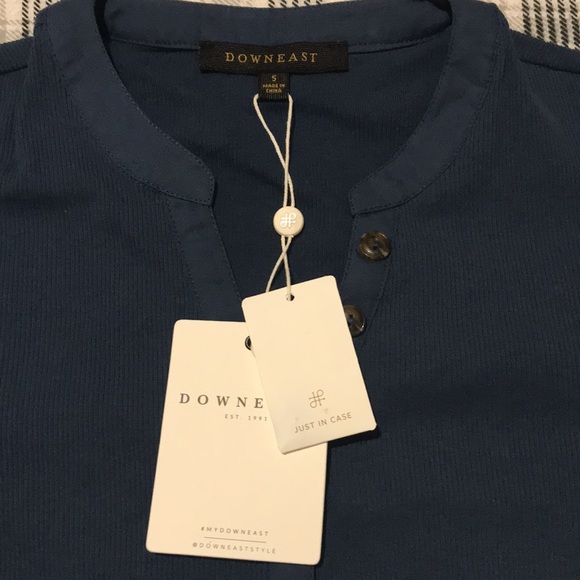 Downeast blue blouse - Picture 2 of 7